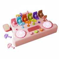 Early Learning Busy Bus Board Cognitive Training Switch Board Toy Interactive Hand-Eye Coordination for Babies