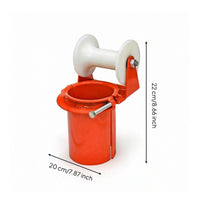 tube-Mouth Cable Guide Wire-Laying Pulley Low-Friction for Electricians, Electrical Work