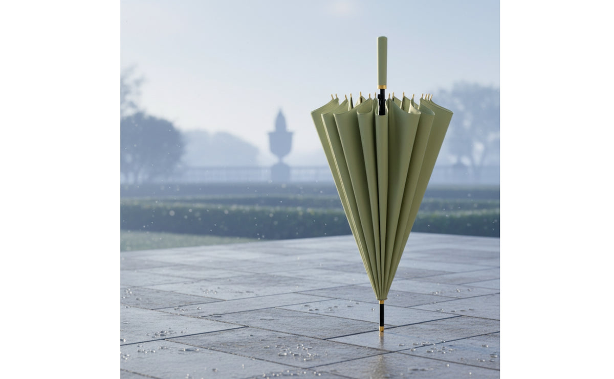 Auto Open and Close Automatic Umbrella Classic Straight Umbrella Windproof Reinforced for Daily Commute, Office