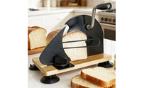 Stainless Steel Serrated Blade Adjustable Thickness Bread Cutter Uniform Cutting Manual Bread Cutter Easy to Operate for Home Bakers, Bakery