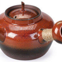 Ceramic Water Kettle, Kiln Change Red Clay