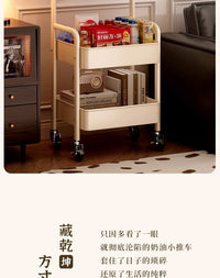 沙发边几小桌子现代客厅可移动茶几卧室床头小推车零食收纳置物架