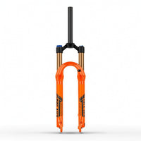 Mountain Bike Air Fork AluminumMg Alloy Air Shock Absorber Fork Lightweight Sturdy for Cyclists, Trail Riding