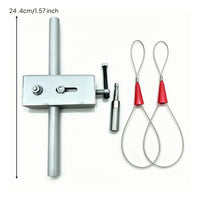 Wire Threader with Sleeve Handheld Electrical Wire Threader Straight High Strength for Electricians, Conduit Installation