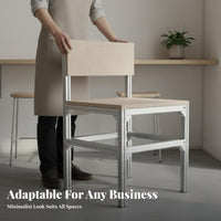 Speckled Panel Chair Minimalist Design Commercial Furniture Easy to Clean