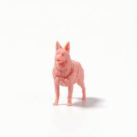 Small-Scale German Canine Figure with Harness Detailed Miniature German Canine Collectible Dog Figure Long-Lasting for Collectors