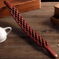 Two-Sided-Sided Design Tendon Rolling Stick Portable Gua Sha Scraping Tool Ergonomic Handle Full Body Massage Roller Polished Rim for Women
