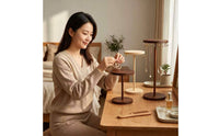 Necklace Stand with Hooks Space-Saving Necklace Holder with Hooks Stylish Jewelry Display Stand for Craft Fairs