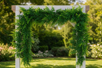 1.8m Artificial Eucalyptus Garland Vine, Faux Eucalyptus Leaves for Wedding Arch Decoration, Greenery Persian Grass Vine