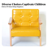 Armless Mini Sofa Chair Supportive seat padding children's Seat SkinChild-Safe Fabric