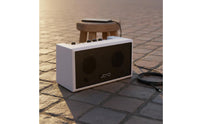 Built-in Battery Electric Guitar Amp Plug-and-Play Bluetooth Guitar Amp Two Channel Practice Amplifier for Outdoor Performance, Travel