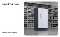 Anti Data Cabinet Heavy Duty Construction Data Information Cabinet Large Capacity Fire Resistant Media for Archivists, Business Owners