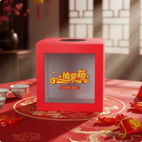 Paper Lottery Container Two Designs Party Supplies Easy to Assemble for Wedding