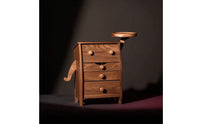 Jewelry Organizer with Drawers Organized Tabletop Jewelry Chest Elegant for Dresser, Vanity