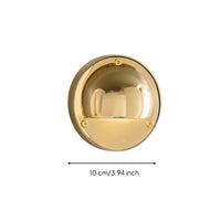 Round Wall Lamp Hardwired Lamp with G4 Source Modern for Staircase