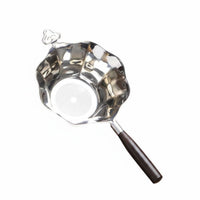 Decorative Pattern Alloy Tea Sieve Rust Resistant Gongfu Tea Strainer Compact Kitchenware