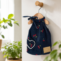 Dog Clothes, Dog Wear, Denim Dress, For Small Dogs, Retro Pattern, Weekend Outing, Spring & Summer