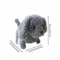 Walks and Barks Walking Stuffed Dog Realistic Movements Walking Barking Puppy Toy Pretend Play for Children, Toddlers