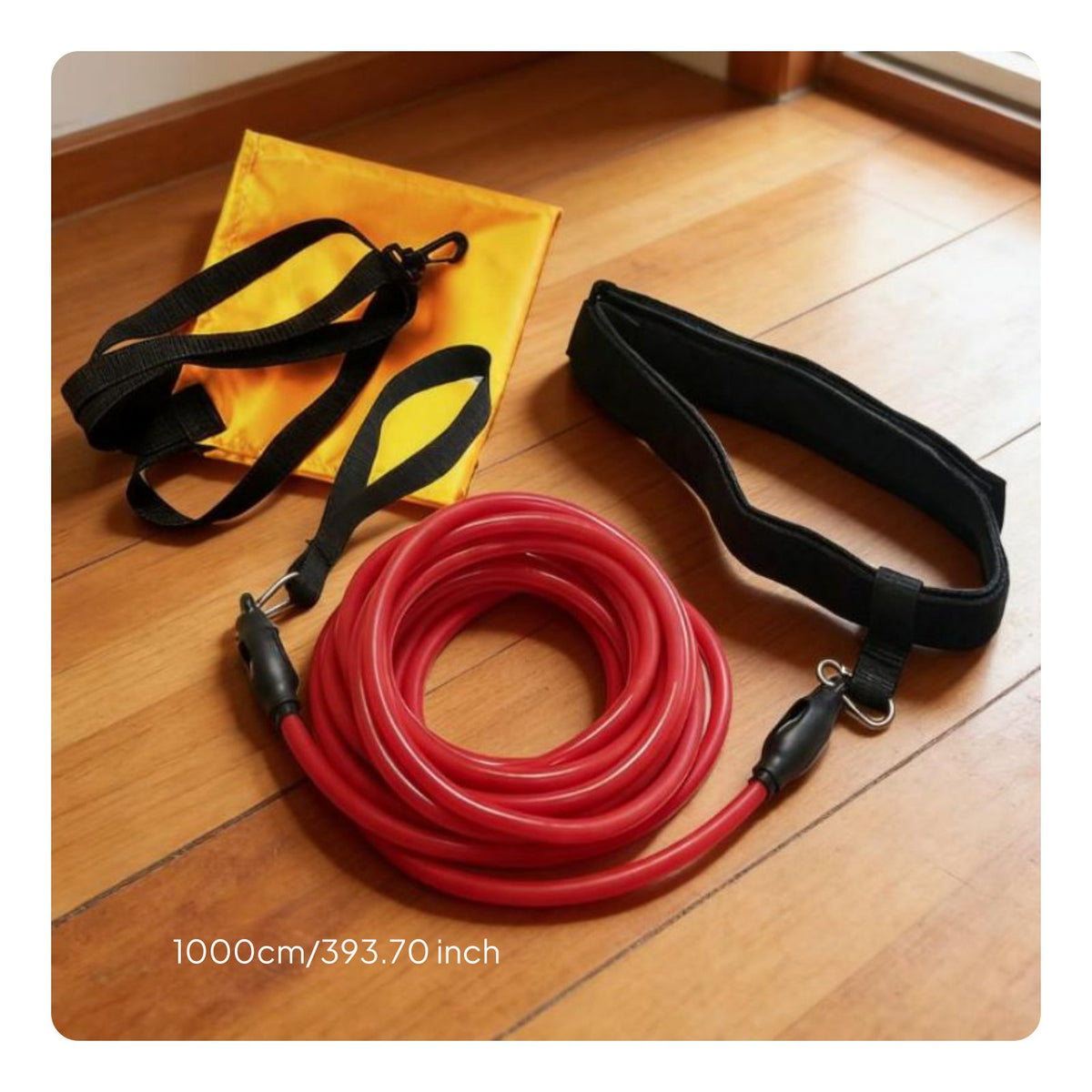 Swimming Resistance Belt Builds Endurance Swim Resistance Band Portable Swim Bungee Belt for Beginners, Kids