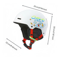 Children's Ski Helmet Impact Resistant Kids Snowboard Helmet Shock-Absorbing for Children, Girls, Skiing, Snowboarding