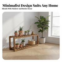 Multi-Tier Succulent Stand Space-Saving Display Shelf Easy Assembly for Balcony
