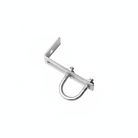 Reliable Iron Pipe Bracket, Galvanized, Secure Installation