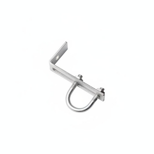 Reliable Iron Pipe Bracket, Galvanized, Secure Installation
