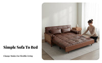 Pull-Expandable Sofa Bed Multi-Functional Pull-Expandable Loveseat Bed Two-in-oneUse Easy Conversion for Young Adults