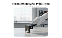2 Pieces Foldable Passenger Footrest Anti-Slip Surface Foldable Rear Foot Pegs Electric Bike Passenger Footrest Wide Pedal