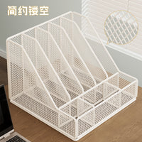 Office Desktop Metal File Organizer Rack