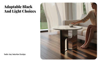 Round Coffee Table Italian Minimalist Design for Lobby, Homeowners, Families