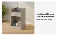 Space-Saving Small Money Ier Desk Long-Lasting and Sturdy Retail Counter Table Multi-Functional Modern Checkout Stand Easy Assembly for Salon Owners, Receptionists, Office Managers, Barbershop, Boutique, Medical Practice, Lobby
