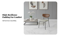 Dining Booth Set Minimalist & Aesthetic Cafe Furniture Long-Lasting Construction Easy to Clean for Business Owners