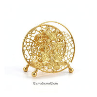 Napkin Holder with Feet Ironwork Standing Napkin Holder Hollow for Restaurant