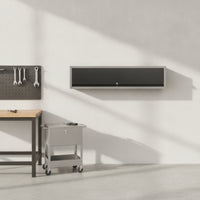 Wall Cabinet with Gas Struts Industrial Wall Cabinet with Gas Spring Space-Saving Furniture for Workshop