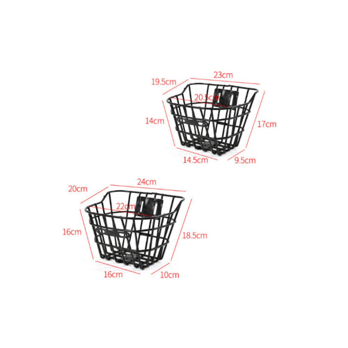 Children's Cycle Front Basket Easy to Install Kids Bike Basket Carry Handle