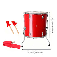16 Inch Cheering Drum Loud Sound Crowd Support Drum Set for Sports Events, Fans