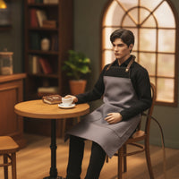 1/6 Scale Doll Apron 12-Inch Miniature Apron Adjustable Figure Accessory Realistic for Collectors, Hobbyists, Dioramas