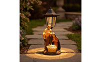 Solar Light with Nativity Scene Religious Holy Family Lantern for Pathway