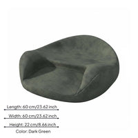 Memory Foam Meditation Cushion Rounded Home Accessory Ergonomic Design