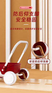 宠物推车轻便可折叠狗狗玩具车比熊泰迪猫咪遛娃助步车代步手推车