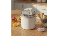 Small Size Automatic Ice Cream Machine Single-Button Operation Mini Ice Cream Machine Easy to Clean Soft Serve Machine for Children, Home, Family Kitchen