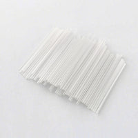 100 Pieces DIY Shawm Vibrator Tube Translucent Plastic Tubing for Instrument Makers, Musicians