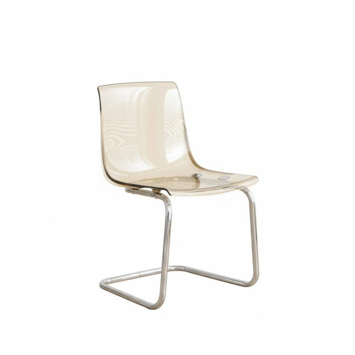 Clear Plastic Chair sturdy Transparent Accent Chair Water-Resistant for Kitchen