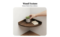 Fan-Shaped surface-mounted Shelf toolno-drill installation Fan-Shaped Corner Shelf