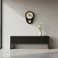 Wall Clock with Day Display Simple Design Home Decor for Living Room