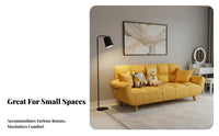 Space-Saving Single-Person Lazy Sofa Multi-Positional Floor Seating High Comfort Lounge Chair Modern design for Apartment Dwellers, Young Adults, Students, Bedroom, Living Room, book corner corner, Office