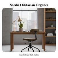 Character Backrest Chair utilitarian aesthetic Computer Seat Easy Assembly for Studio