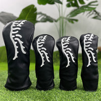 PU Golf Club Headcover with Tiger Design for Driver