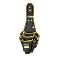 Quick-Release Snap-on Tool Pouch Structured Tool Pouch with Belt Clip Reinforced Tear-Resistant for Job Site, Workshop